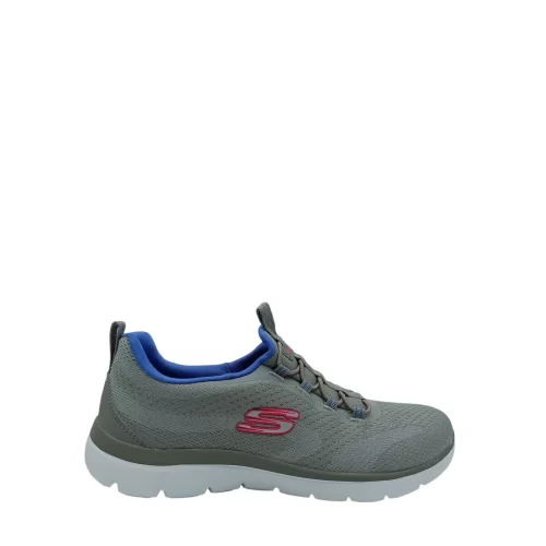 SK150120G_4 TENIS SKECHERS 150120 SUMMITS NEW NATIVE GRIS/MULT DAMA