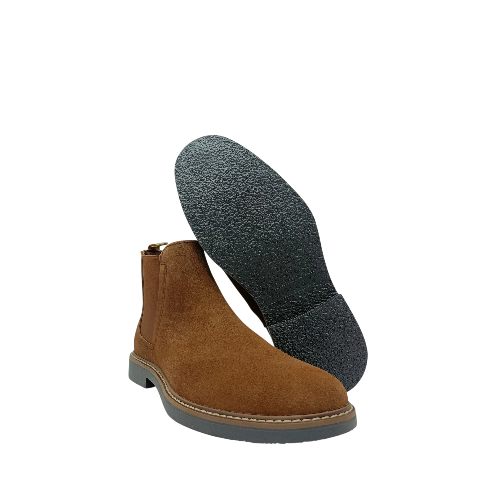 BOTIN TRIPLES 35800 ENZO GAMUZA CANELA CABALLERO