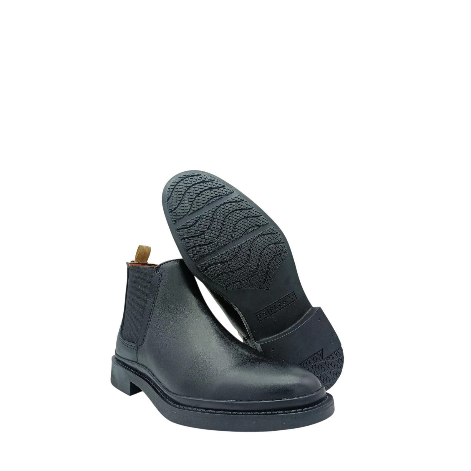 BOTIN TRIPLES 35903 EZRA NEGRO CABALLERO PIEL