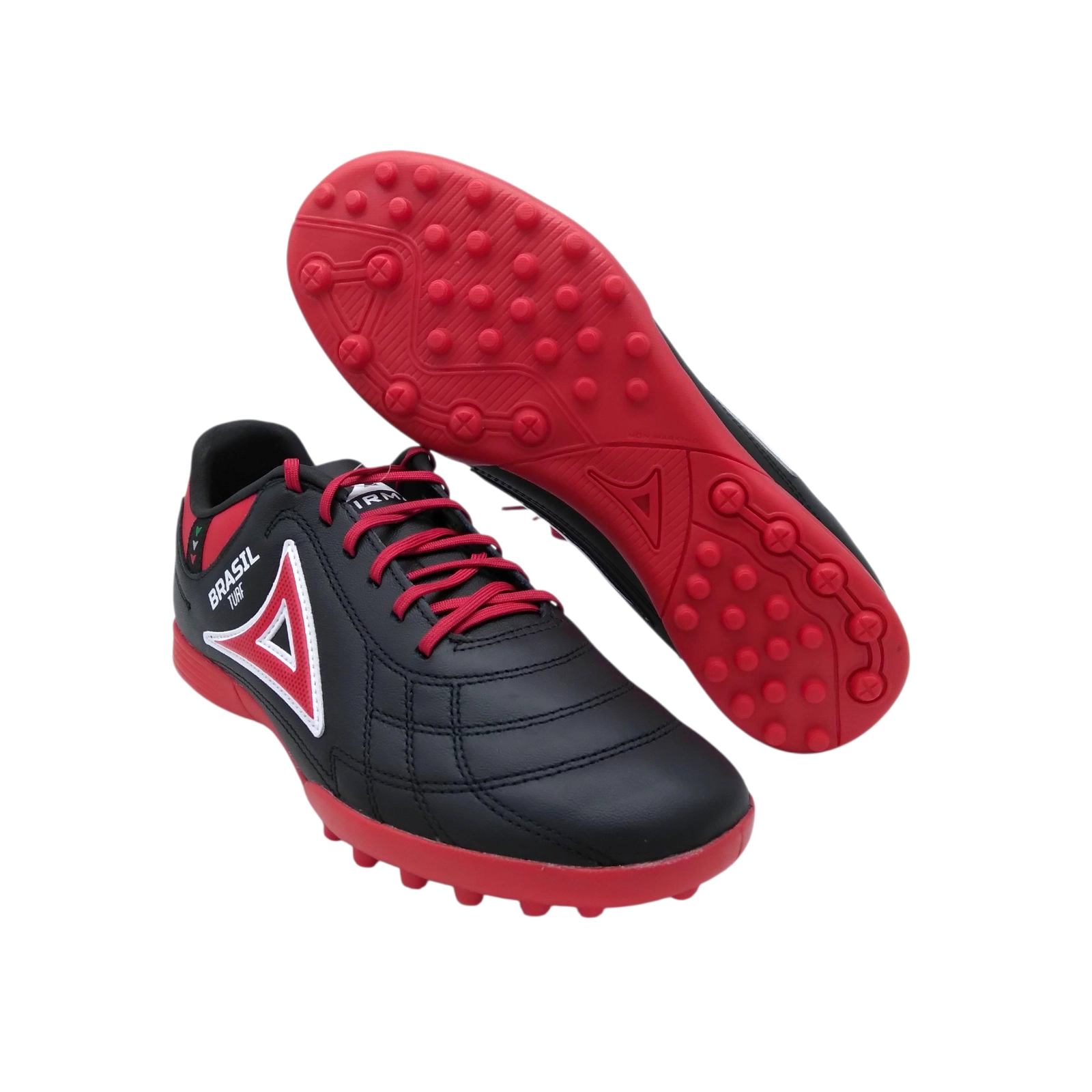 TENIS DE FÚTBOL PIRMA 3053 NEGRO/ROJO TURF