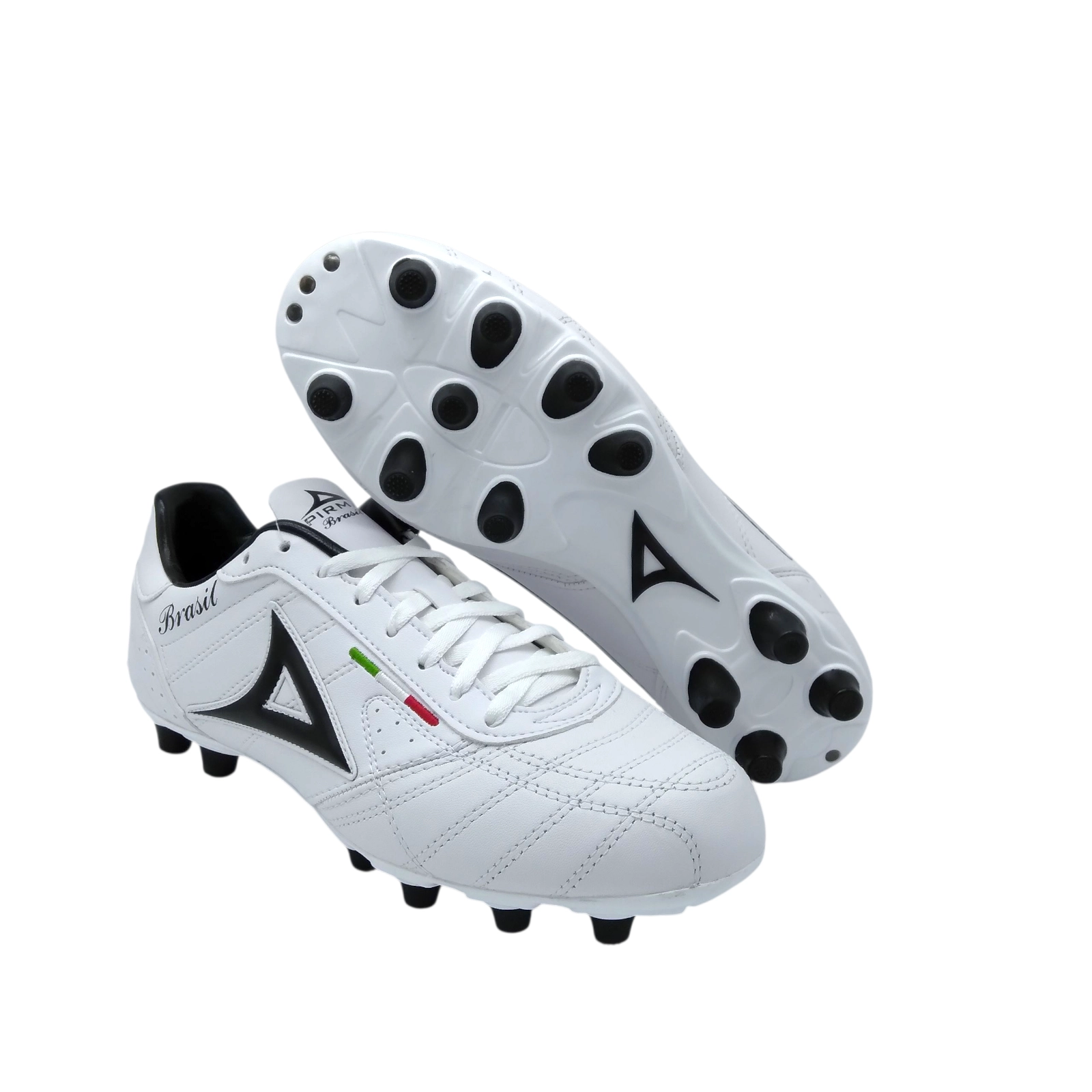 TENIS DE FÚTBOL PIRMA 501 BCO/NGO Y TURF